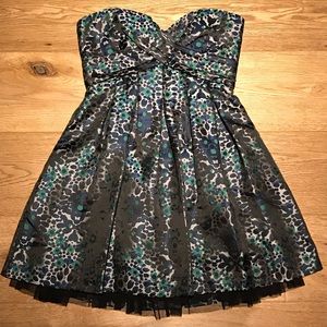 BCBG strapless semi-formal dress